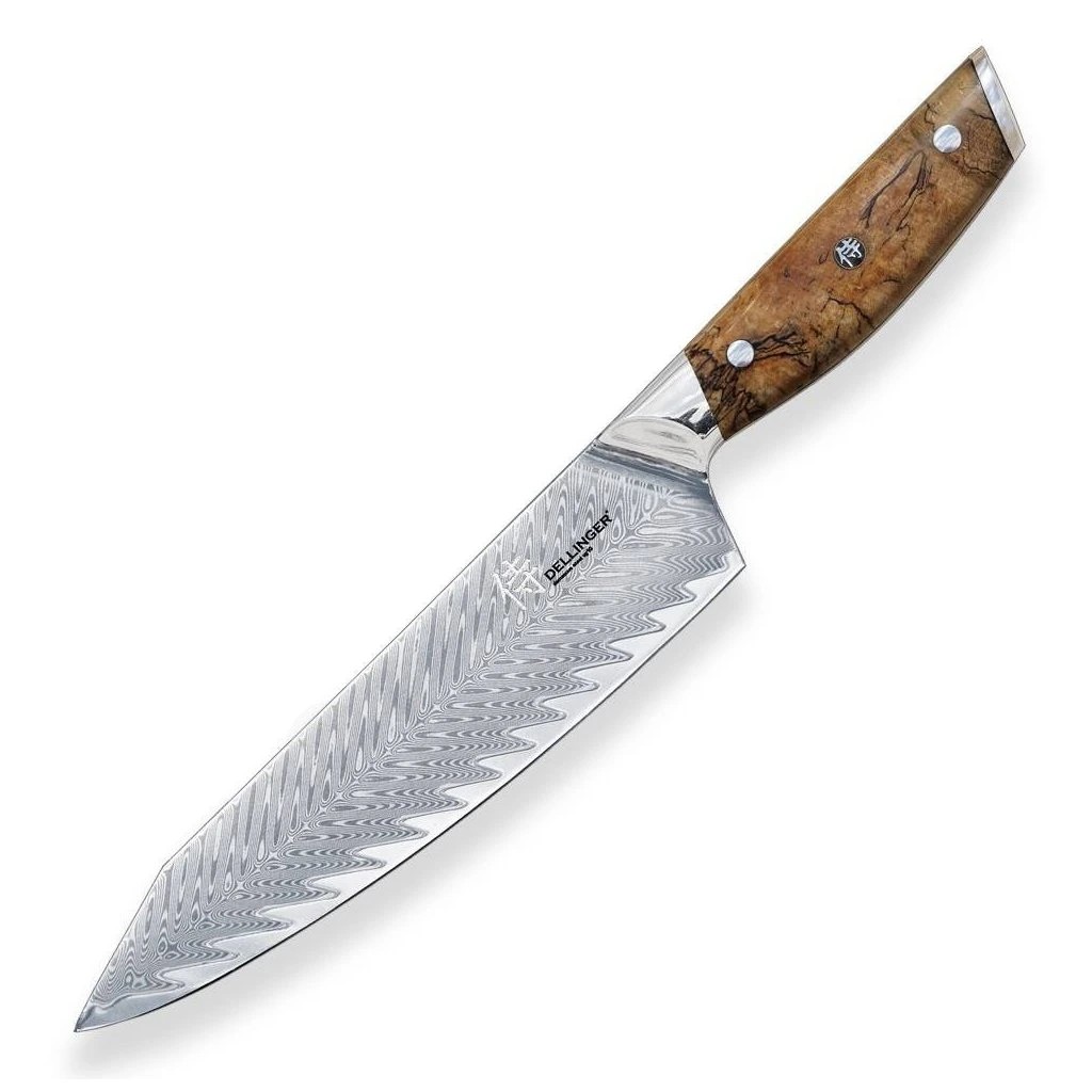 foto Kucha�sk� n�� Brown Chef Kiritsuke 205 mm Dellinger Resin Future
